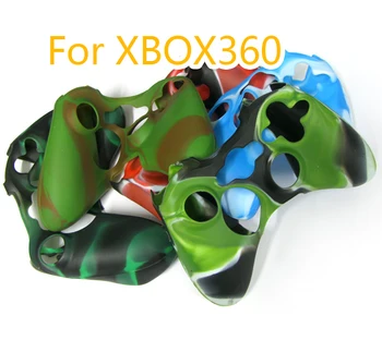 30ШТ Камуфляжный силиконовый чехол с гелевой кожей для джойстика Мягкий защитный чехол для беспроводного контроллера xbox360 Xbox 360
