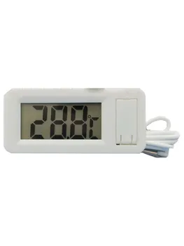 Мини Цифровой ЖК-дисплей TPM-30, удобный датчик температуры в помещении, измеритель термометра, датчик длиной 1 м для автомобильного холодильника для домашних животных + аккумулятор